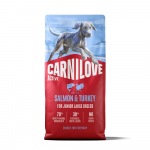 CARNILOVE Active Dog l&otilde;he ja kalkun noortele suurte t&otilde;ugude koertele 12 kg
