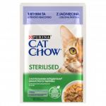 CAT CHOW Steriliseeritud lambaliha ja roheliste ubadega kastmes 85g