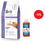 BRIT GF Veterinary Diets dog Gastrointestinal-Low Fat 12kg + LAB V l&otilde;he&otilde;li koertele ja kassidele 500ml