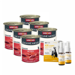ANIMONDA GranCarno Junior maitse: kalkun 6x400g + Lab-V ADE Complex &ndash; A-, D- ja E-vitamiinide kompleks koertele ja kassidele