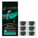 Purina Pro Plan veterinaarravimid seedetrakti jaoks 12 kg + PURINA veterinaarravimid 6x195 g