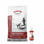 ARION Original High Energy Active k&otilde;ikidele t&otilde;ugudele 12 kg + LAB V l&otilde;he&otilde;li koertele ja kassidele 500 ml