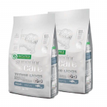 NATURE'S PROTECTION Superior Care Valged koerad V&auml;ikesed ja minikoerad T&auml;iskasvanud Teraviljavaba Valge kala kuivtoit koertele 2x1,5 kg
