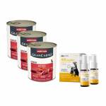 ANIMONDA GranCarno Junior maitse: kalkun 3x800g + Lab-V ADE Complex &ndash; A-, D- ja E-vitamiinide kompleks koertele ja kassidele