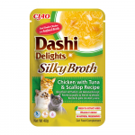 INABA Dashi Delights Siidine kana puljong tuunikala ja kammkarbi retsept 40g