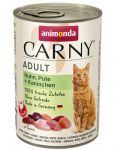 ANIMONDA Cat Carny Adult maitse: kana, kalkun, k&uuml;&uuml;lik 400g