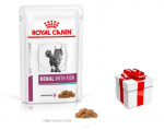 ROYAL CANIN Renal tuunikalaga 12x85g purk + STAIGMENA KATEI