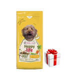 VERSELE-LAGA Happy Life Adult kana 12,5 kg &ndash; t&auml;iskasvanud koerte toit kana + &uuml;llatus teie koerale