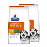 HILL'S PD Prescription Diet Canine c/d Urinary + Metabolic 2x12 kg