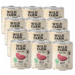 WILD FARM Pate Beef 12x800g gluteenivaba koeratoit