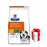 HILL'S PD Prescription Diet Canine c/d Urinary + Metabolic 12 kg + &uuml;llatus teie koerale