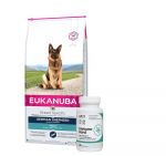 EUKANUBA Adult German Shepherd 12kg + LAB-V Immuno Hard 45 kapslit