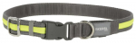 KERBL Light & Reflex valgustatud kaelarihm, 45 - 65 cm x 25 mm, kollane