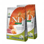 Farmina N&D Pumpkin Grain Free koeratoit koertele BOAR AND APPLE ADULT MEDIUM & MAXI 2x12kg