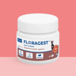 FLORAGEST S &ndash; s&ouml;&ouml;dalisand koertele (<15 kg), pakend 30 tabletti.
