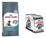 ROYAL CANIN Hairball Care 10kg + ROYAL CANIN Hairball Care 12x85 g karbis