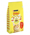 PURINA Friskies kassitoit veise- ja kanaliha ning k&ouml;&ouml;giviljadega 10kg