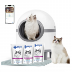 Nutikas isepuhastuv kasside pesakast smart wifi apka 60l (54 x 54 x 63 cm)