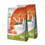 Farmina N&D Pumpkin Grain Free koertele BOAR AND APPLE ADULT MINI 2x7kg