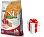 Farmina N&D Ancestral Grain canine CHICKEN&POMEGRANATE SENIOR MEDIUM&MAXI 12kg + STAIGMENA SHUNUI