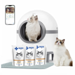 Nutikas isepuhastuv kassiliivakast smart wifi apka 60l (54 x 54 x 63 cm) + 3 pakki ENZO VET Urinary TASUTA