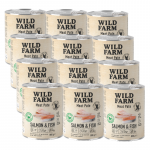 WILD FARM Pate Salmon&Fish 12x800g gluteenivaba koeratoit