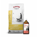 ARION Original Light Adult All Breeds 12 kg + Lab-V 100% l&otilde;he&otilde;li igas vanuses koertele ja kassidele 500 ml k&uuml;lmpressitud