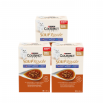 Gourmet Soup Royale T&auml;iskasvanud kasside toit l&otilde;he ja tursaga 6 x 45 g