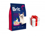 BRIT Cat Premium By Nature Steriliseeritud kana 8kg + STAIGMENA KATEI