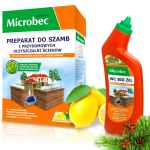 BROS MICROBEC 1,2 kg ULTRA SITRUN + BROS Microbec WC Bio geel 750 ml