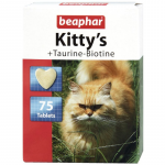 KITTY'S + TAURINE-BIOTINE 75TAB - vitamiinitabletid kassidele