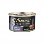 Miamor Feine Filets in Jelly - m&auml;rgtoit kassidele tuunikala ja kalamariga 100g purk
