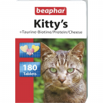 KITTY'S MIX + TAU 180TAB &ndash; vitamiinitablettide segu kassidele