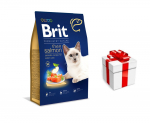 BRIT Premium By Nature Adult Cat Salmon 8kg + STAIGMENA KATEI
