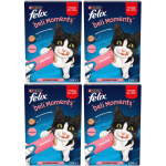 Felix Deli Moments kreemjad kasside suupisted l&otilde;hega 4x(4x10g)