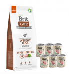 BRIT CARE Kaalulangus J&auml;nes 12 kg + Wild Farm Pate Lamb 6x400 g gluteenivaba lambaliha toit koertele