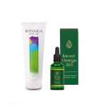 BOTANIQA Niisutav ja kaitsva toimega karvamask 250 ml + LAB-V Omega 3 ja 6 rasvhapped koerte ja kasside &uuml;ldise tervise, karvkatte ja naha seisundi parandamiseks 100 ml