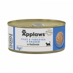 "Applaws Cat" tuunikala krabiga 70g purk