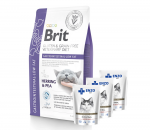 BRIT GF Veterinary Diets Cat Gastrointestinal-Low Fat 5kg + ENZO VET Soolestik lambalihaga kastmes kassidele 3x100g