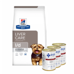 HILL'S PD Prescription Diet Canine L/d Liver Care 1,5 kg + ENZO VET Hepatic maksa haigusega koertele 3x400 g