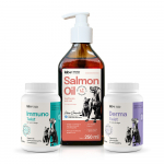 Lab-v lemmikloomade hoolduskomplekt MEDIUM &ndash; kingitusekomplekt koertele ja kassidele