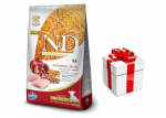 Farmina N&d Low Grain Chicken & Pomegranate Puppy Mini - 7Kg + DOG STAMP