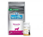FARMINA Vet Life Dog Struvite (kuseteede) 2 kg + LAB-V Urinary Dog &ndash; abi kuseteede infektsioonidega koertele 45 kapslit