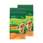 Friskies Balance t&auml;iskasvanud koertele m&otilde;eldud toit, mis sisaldab maitsvat kana- ja veiselihasegu koos k&ouml;&ouml;giviljadega, 10 kg