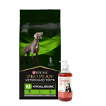 PRO PLAN Veterinary Diets HA h&uuml;poallergeeniline kuivtoit koertele 7 kg + LAB V l&otilde;he&otilde;li koertele ja kassidele 500 ml