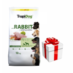 TROPIDOG Premium Adult Keskmise ja suurte t&otilde;ugude k&uuml;&uuml;liku- ja riisirikas 12kg