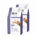 BRIT GF veterinaarravimid koertele Gastrointestinal-Low Fat 2x2kg