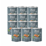 WILD FARM Superfood Salmon (l&otilde;he koos suvik&otilde;rvitsa, bataadi ja maitsetaimedega) 12x800 g teraviljavaba koeratoit