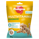 PEDIGREE Multivitamiinid Immuuns&uuml;steemi lisatoit t&auml;iskasvanud koertele, kanamaitse 180 g
