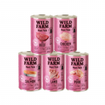 WILD FARM 5 maitsega pasteedisegu 5x400g - gluteenivaba kassitoit